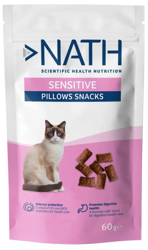 Nouveauté Nath – Friandises Adult Sensitive pour Chats – 60g
