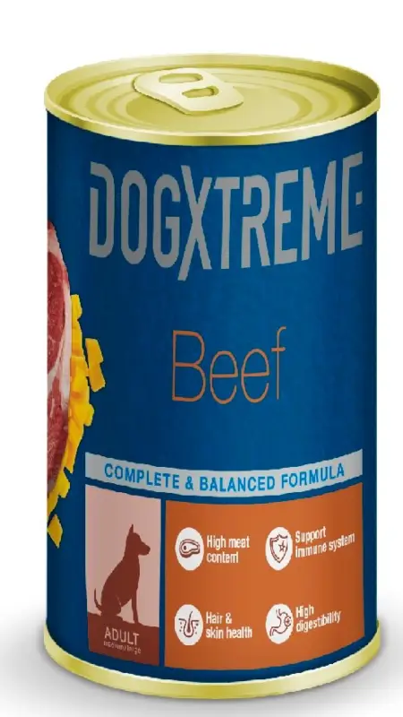 Vente Directe DogXtreme – P&acirc;t&eacute;e Adulte au Boeuf pour Chiens – 400g