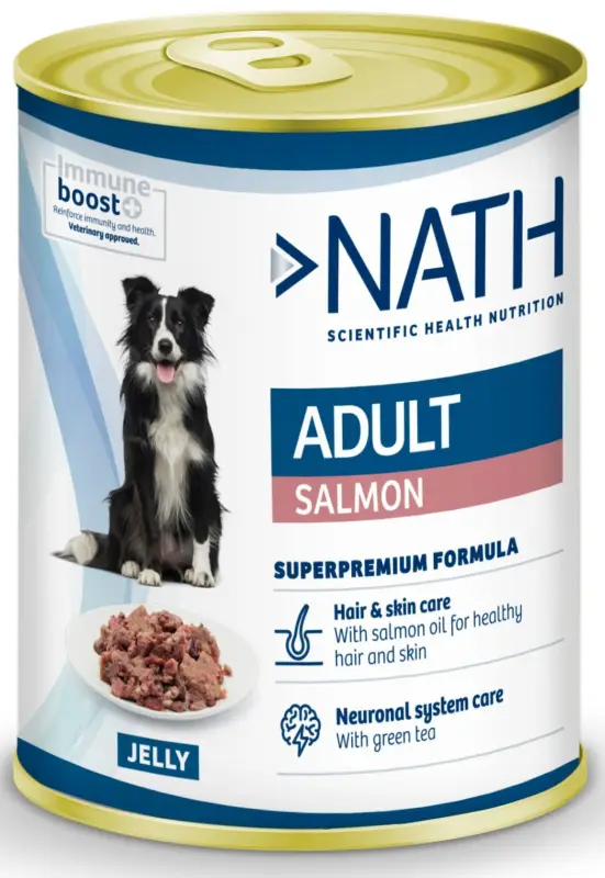 Nath – P&acirc;t&eacute;e Saumon pour Chiens – 400g Soldes