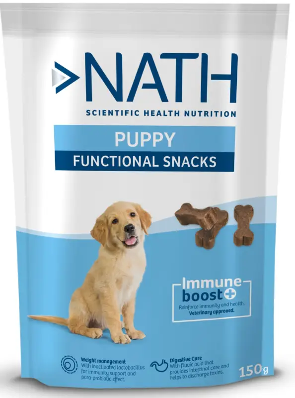 Prix Réduit Nath – Friandises Puppy Immune boost+ pour Chiots – 150g