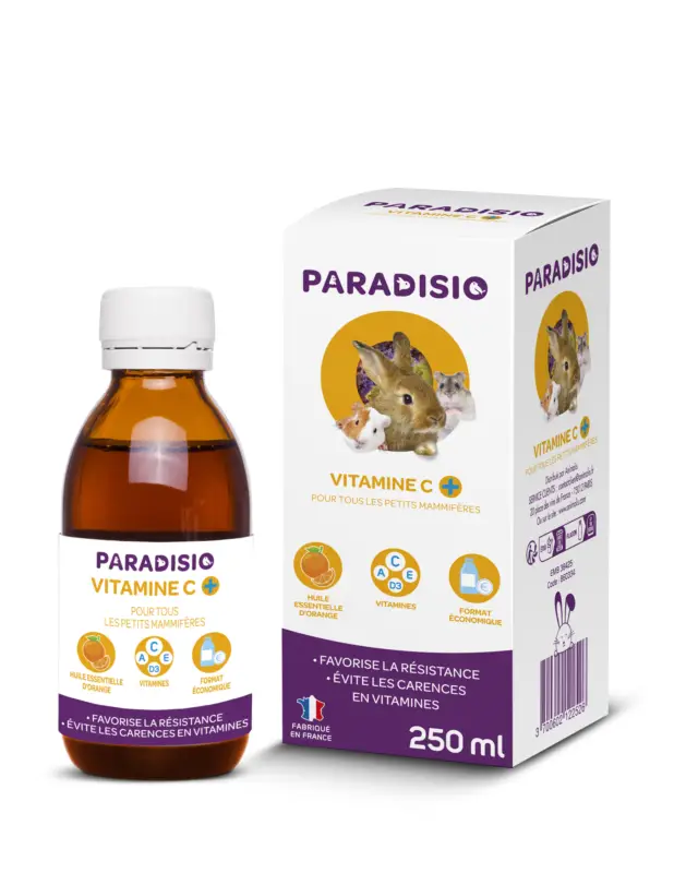 Satisfait Ou Remboursé Paradisio – Vitamine C pour rongeur – 250ML