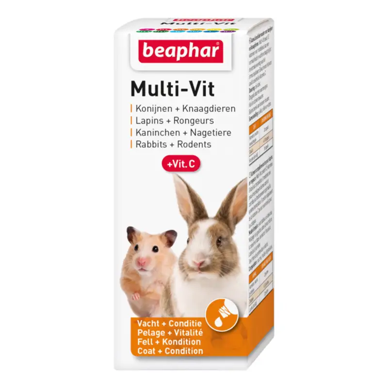 Beaphar – Multi-Vitamines pour lapins et rongeurs – 50 ml Offre Exclusive