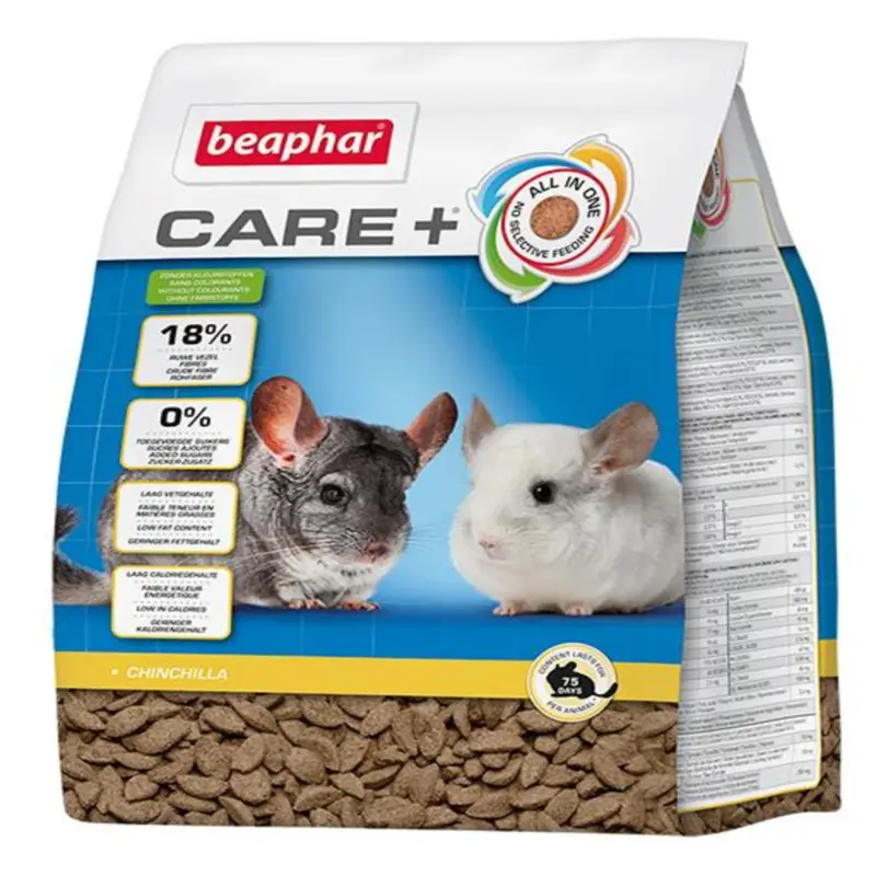 Solde Beaphar – Aliment CARE+ premium complet extrud&eacute; All-in-one pour Chinchilla