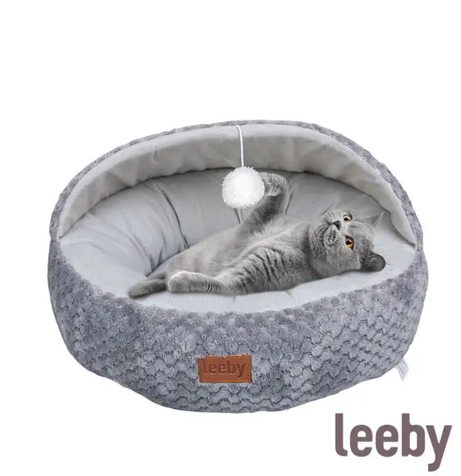 Leeby – Cocon Douillet pour Chats Pas Cher