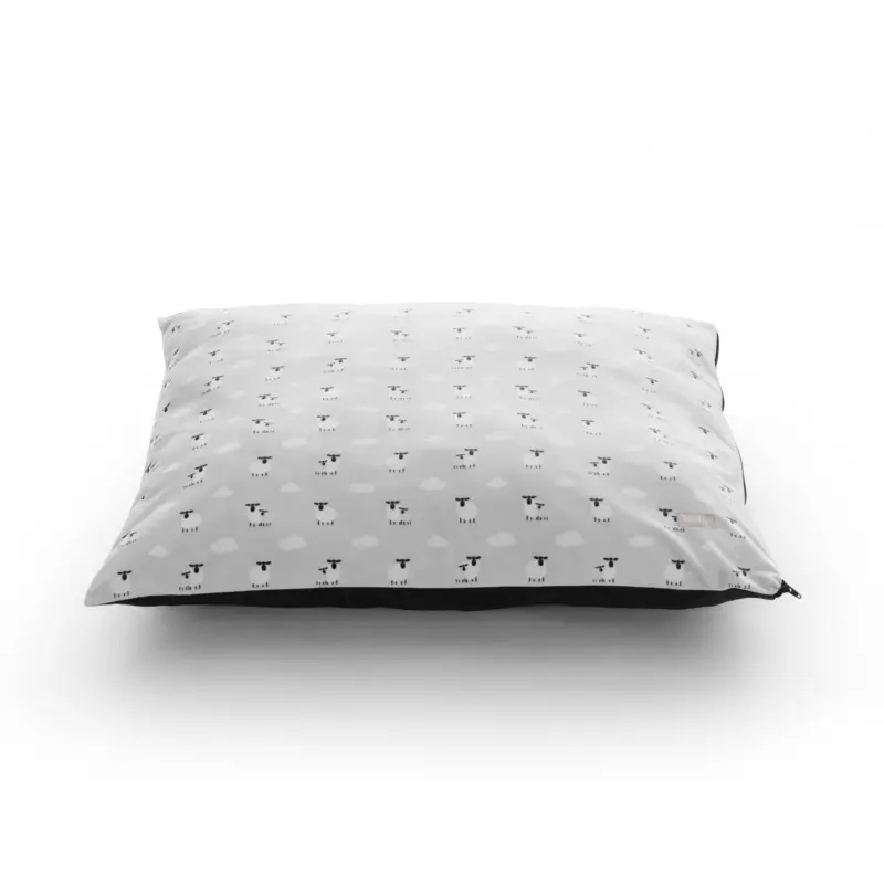 Expédition Rapide Leeby – Coussin Carr&eacute; Mouton pour Chiens