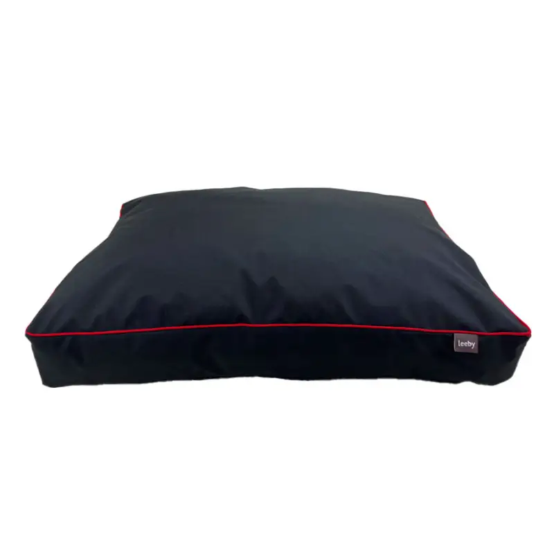 Must-Have Leeby – Coussin Imperm&eacute;able Noir pour Chiens
