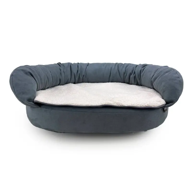 Prix Bas Leeby – Sofa Orthop&eacute;dique Gris pour Chiens