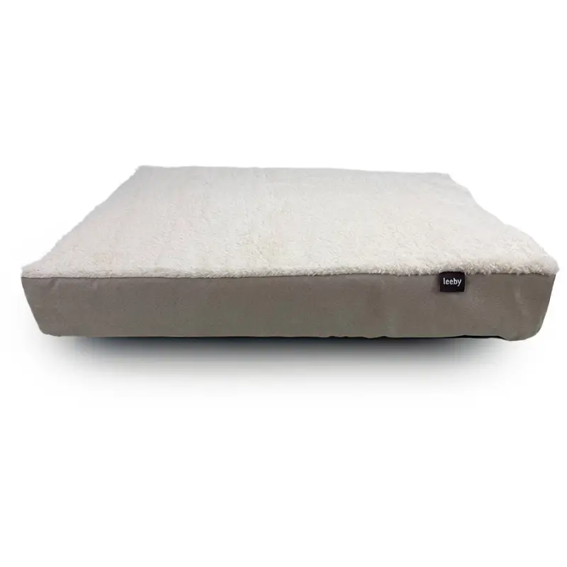Prix Bas Leeby – Matelas Orthop&eacute;dique Marron pour Chiens