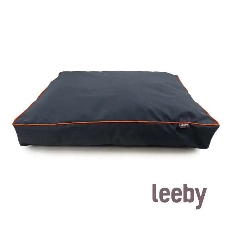 Leeby – Coussin Imperm&eacute;able Gris pour Chiens Nouveauté
