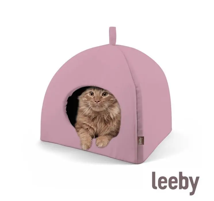 Produit De Marque Leeby – Igloo My Favourite Place pour Chats – Rose