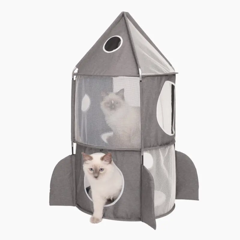 Catit – Vesper Rocket Ship – Gris Dernière Chance