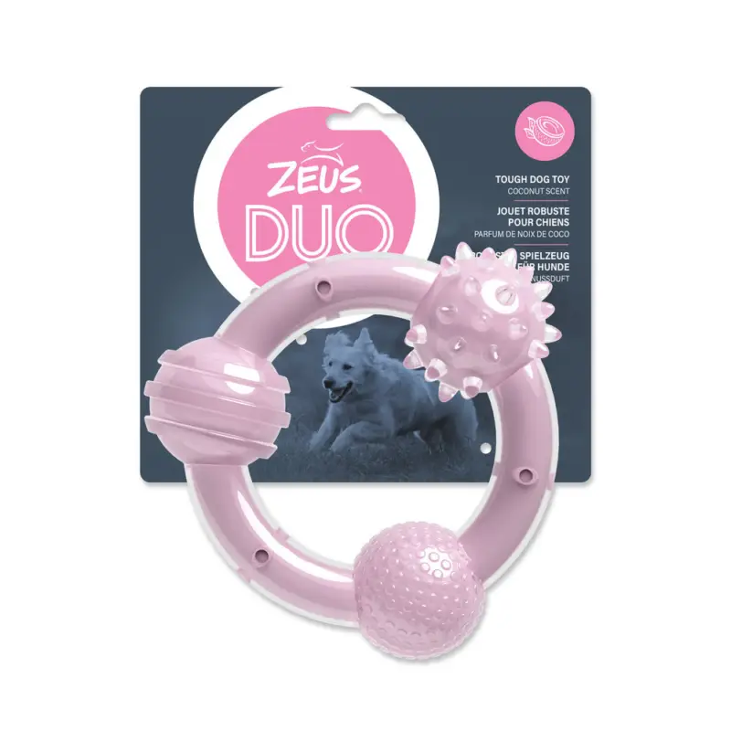 Zeus Duo Tri-anneau Lilas noix de coco – 15 cm Promotion