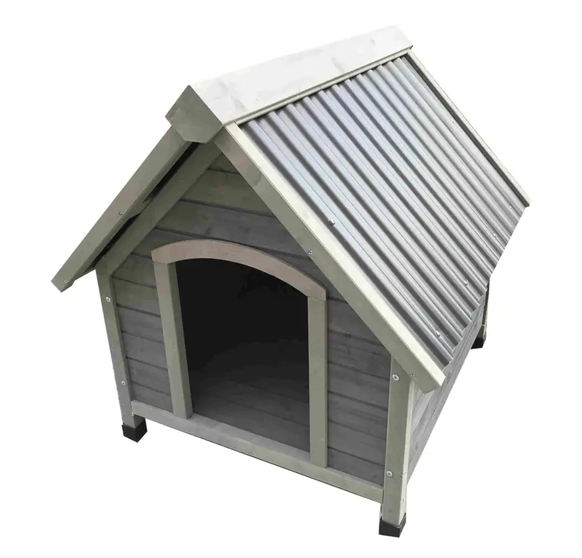 Authentique Anka – Niche en Bois Villa SMALL pour Chiens – S