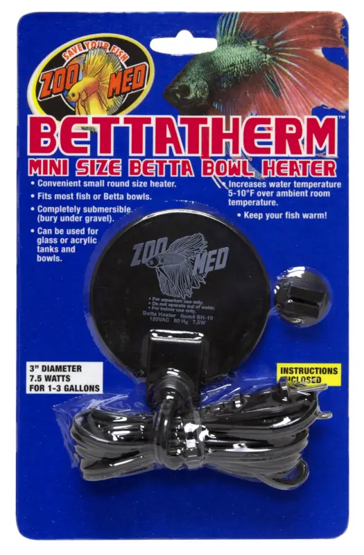Zoomed – Chauffage pour aquarium Betta therm Satisfait Ou Remboursé