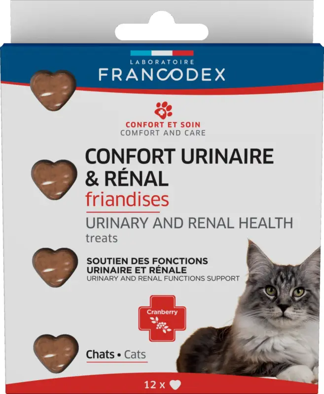 Francodex – Friandises Confort Urinaire & R&eacute;nal pour Chats – x12 Marque