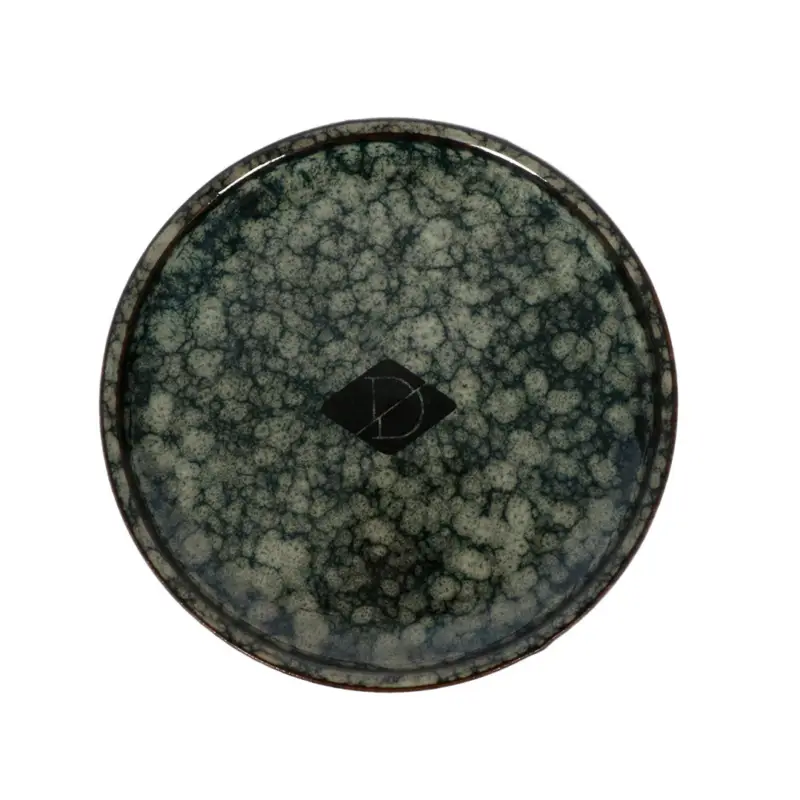 D&D – Gamelle Jasper pour chat Green marble – 13 x 13 x 2 cm Offre Spéciale