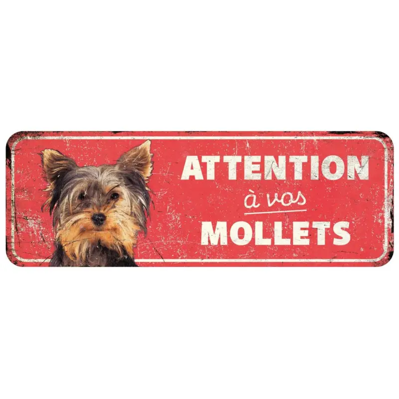 D&D – Panneau d'avertissement terrier – 40 x 13 x 03 cm rouge Offre Limitée
