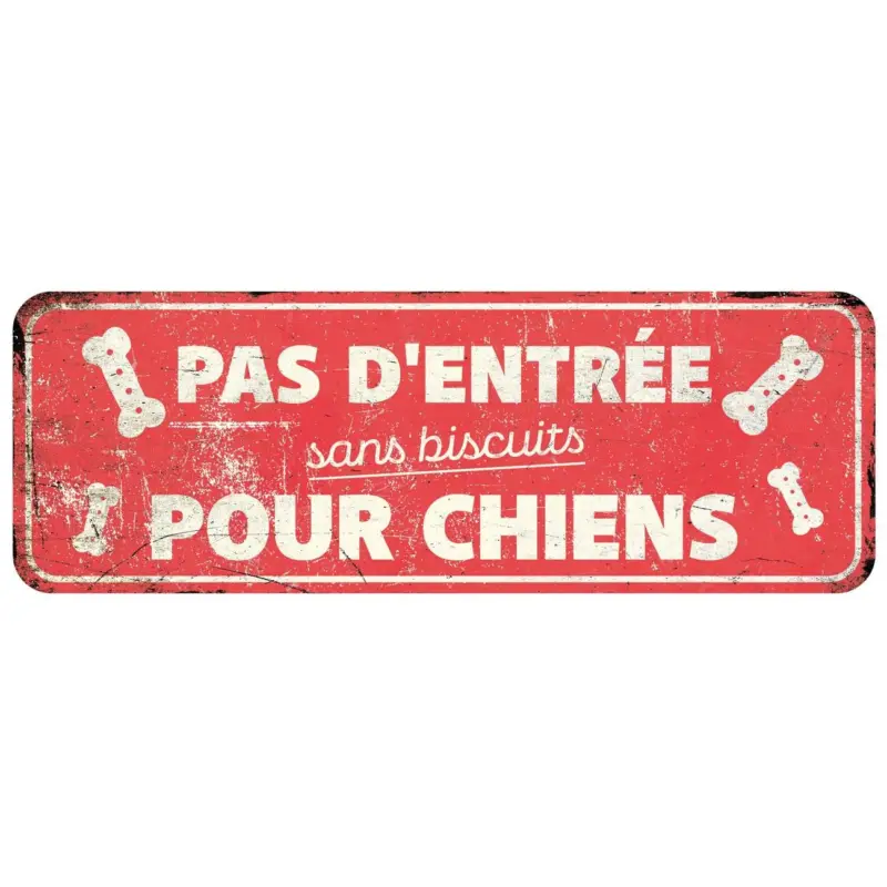 D&D – Panneau d'avertissement general 2 fr – 40x13x03cm rouge Achetez Aujourd&rsquo;hui