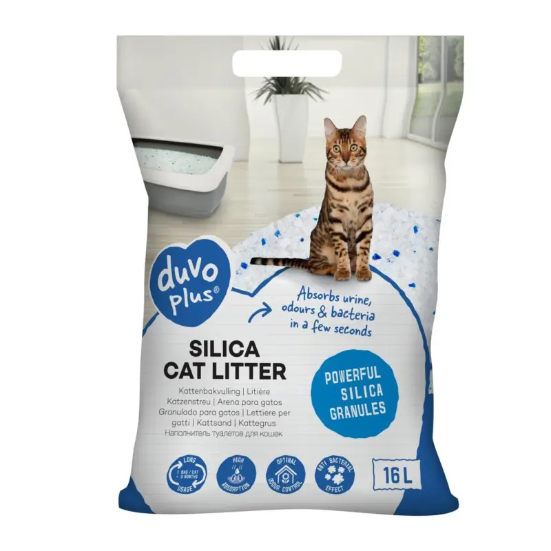 Duvoplus – Liti&egrave;re Premium Silica – 16L Solde