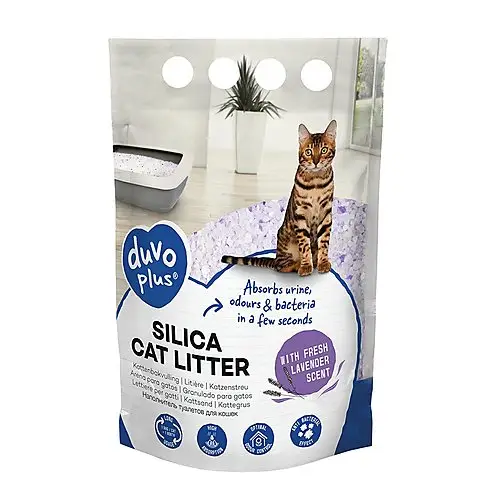 Duvoplus – Premium Silica liti&egrave;re lavande – 5L Top Vente