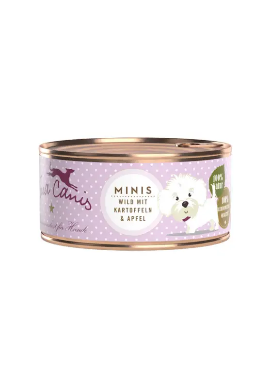 Terra Canis – Aliment Naturel Mini sans C&eacute;r&eacute;ales Gibier pour Petits Chiens – 100g Nouvelle Collection