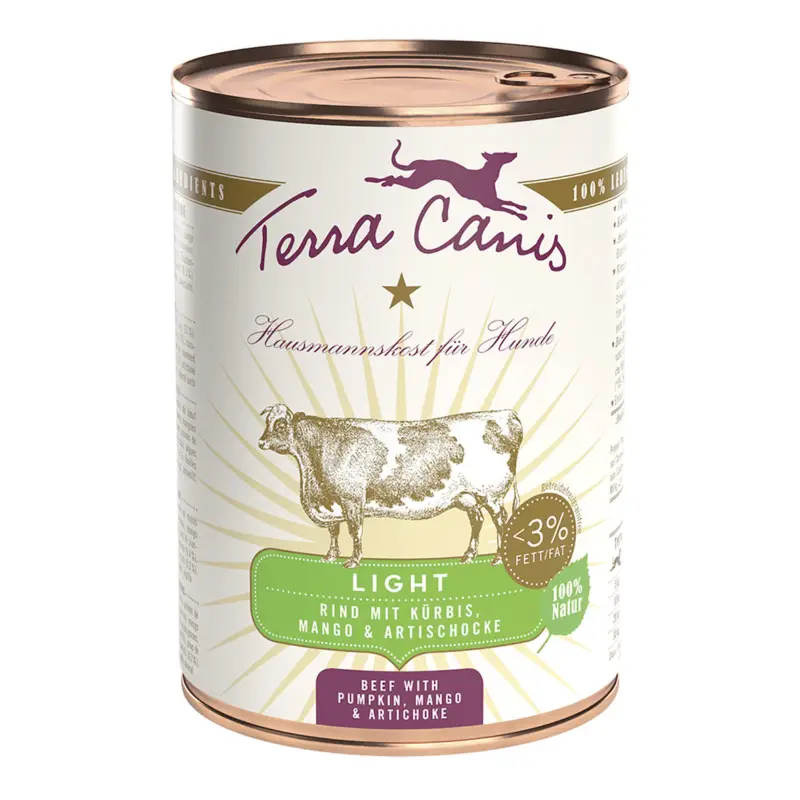 Terra Canis – Aliment naturel B&oelig;uf Potiron Light pour Chiens – 400g Produit De Marque