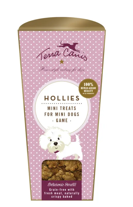 Terra Canis – Snacks Mini Lunas Hollies Gibier pour Chiens – 130g Retour Gratuit