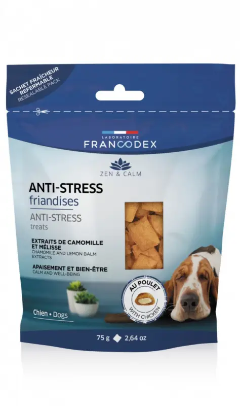Réduction Francodex – Friandises Anti-Stress pour Chiens – 75g