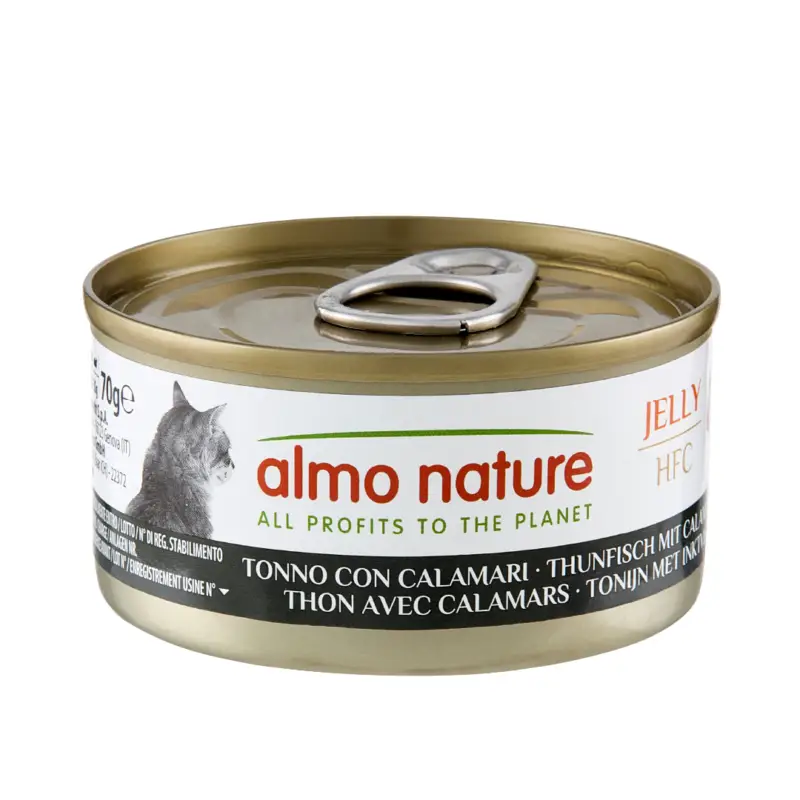 Almo Nature – P&acirc;t&eacute;e Hfc Jelly Thon Avec Calamars – 70g Produit De Marque