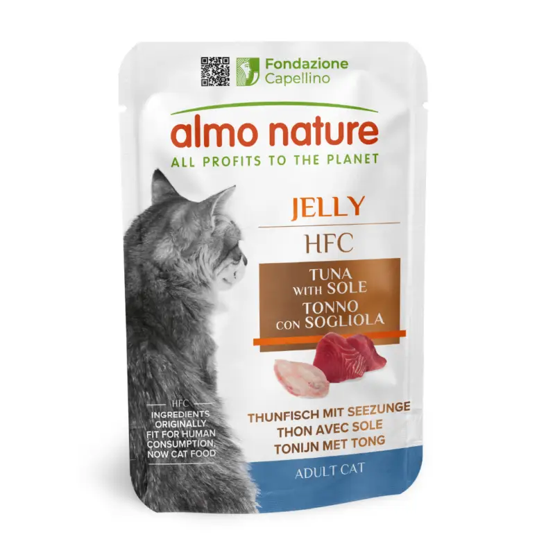 Pas Cher Almo Nature – P&acirc;t&eacute;e Hfc Jelly Thon Et Sole – 55g
