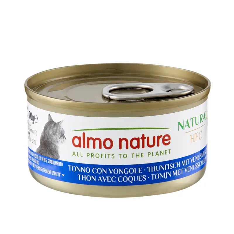 Almo Nature – P&acirc;t&eacute;e Hfc Natural Thon Avec Coques – 70g Nouvelle Collection