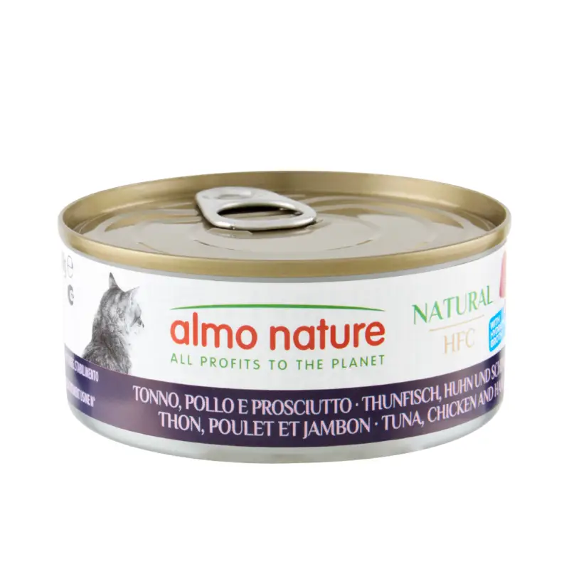 Offre Exclusive Almo Nature – P&acirc;t&eacute;e Hfc Natural Thon, Poulet Et Jambon – 150g