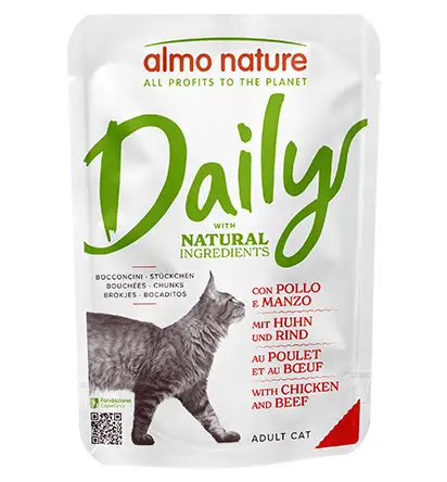 Almo Nature – P&acirc;t&eacute;e Daily Poulet Et Boeuf – 70g Offre Spéciale