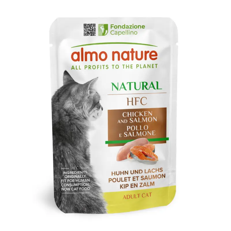 Prix Promo Almo Nature – P&acirc;t&eacute;e HFC Natural Poulet et Saumon