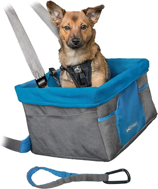 Kurgo – Si&egrave;ge R&eacute;hausseur « Heather Booster » pour Chiens – Gris Prix Cassé