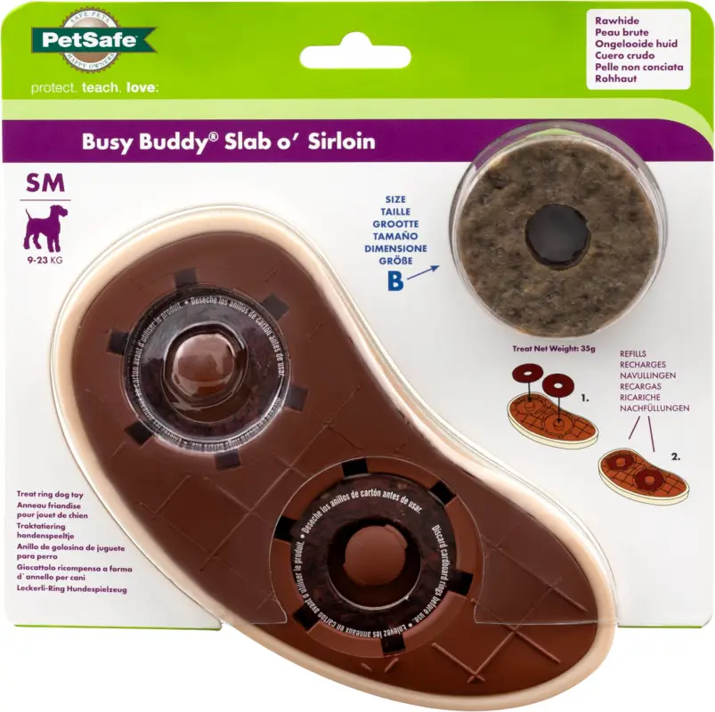 PetSafe – Jouet Steak Slab o&rsquo; Sirloin pour Chiens – S/M Commande En Gros