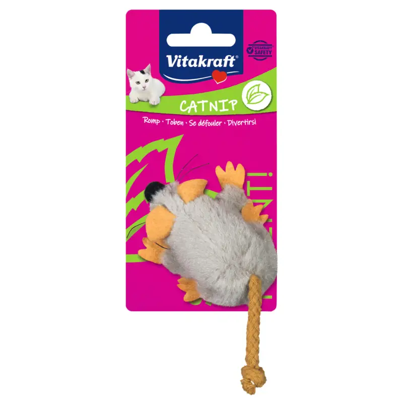 Vitakraft – Souris peluche grise + catnip Bon Marché