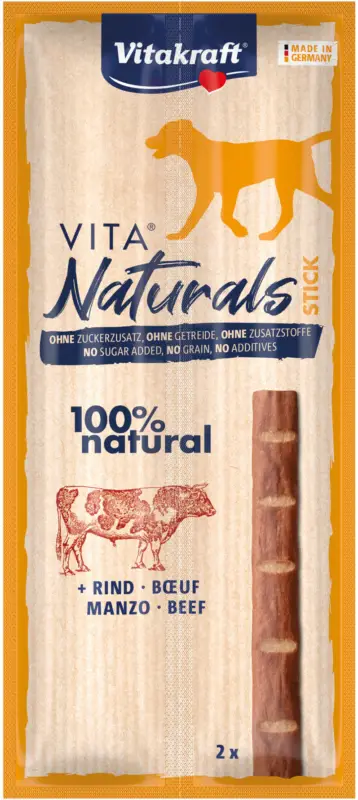 Vitakraft – Vita Naturals Stick B&oelig;uf pour Chien – X2 Acheter En Ligne
