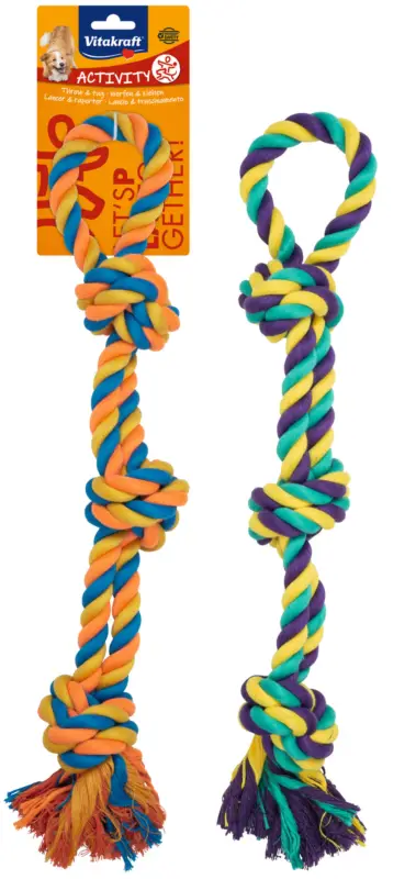 Acheter En Ligne Vitakraft – Jouet Corde multicolore pour Chiens – 60cm