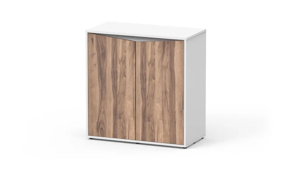 Aquatlantis – Meuble PRESTIGE ULTRA 80 – Blanc/Nogal Bali Mesura Satisfait Ou Remboursé