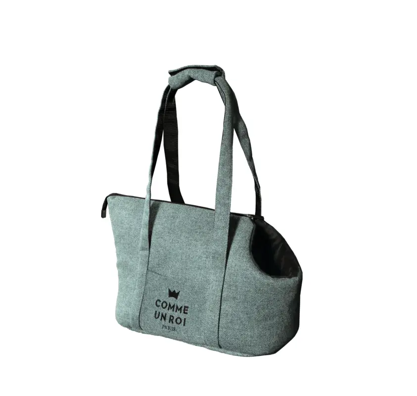 Top Vente Comme Un Roi – Sac de Transport C&eacute;ladon pour Chien et Chat