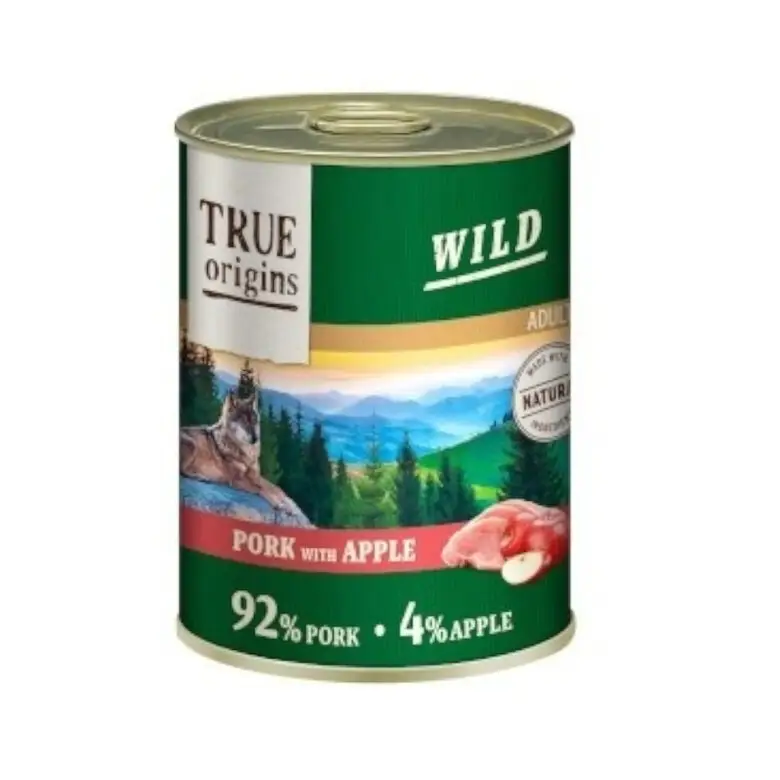 Affaire À Saisir True Origins Wild – P&acirc;t&eacute;e au Porc & Pomme pour Chiens Adultes – 400G