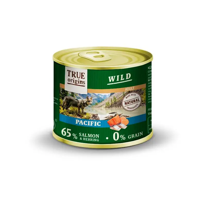 True Origins Wild – P&acirc;t&eacute;e au Saumon pour Chiens Adultes – 400G Soldes