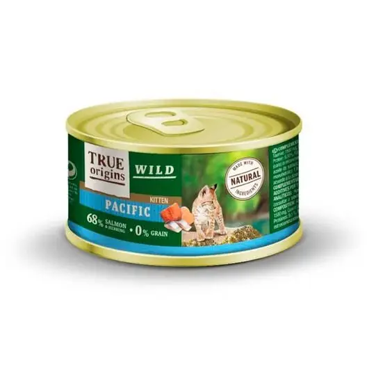 Bon Plan True Origins Wild – P&acirc;t&eacute;e au Saumon pour Chatons – 100G