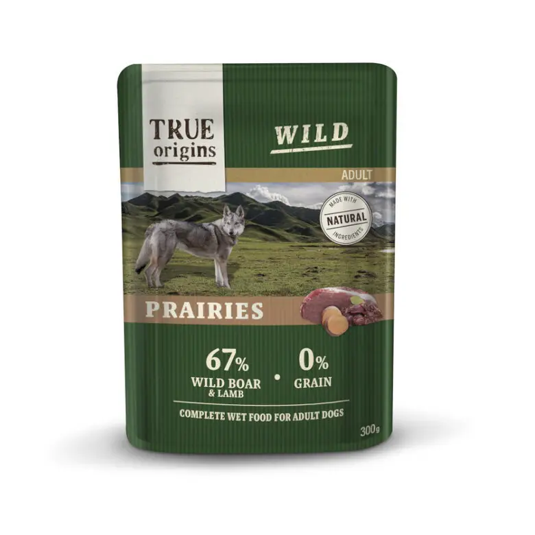 True Origins Wild – Repas Sachet Fra&icirc;cheur Sanglier & Agneau pour Chiens Adultes – 300G Acheter Direct