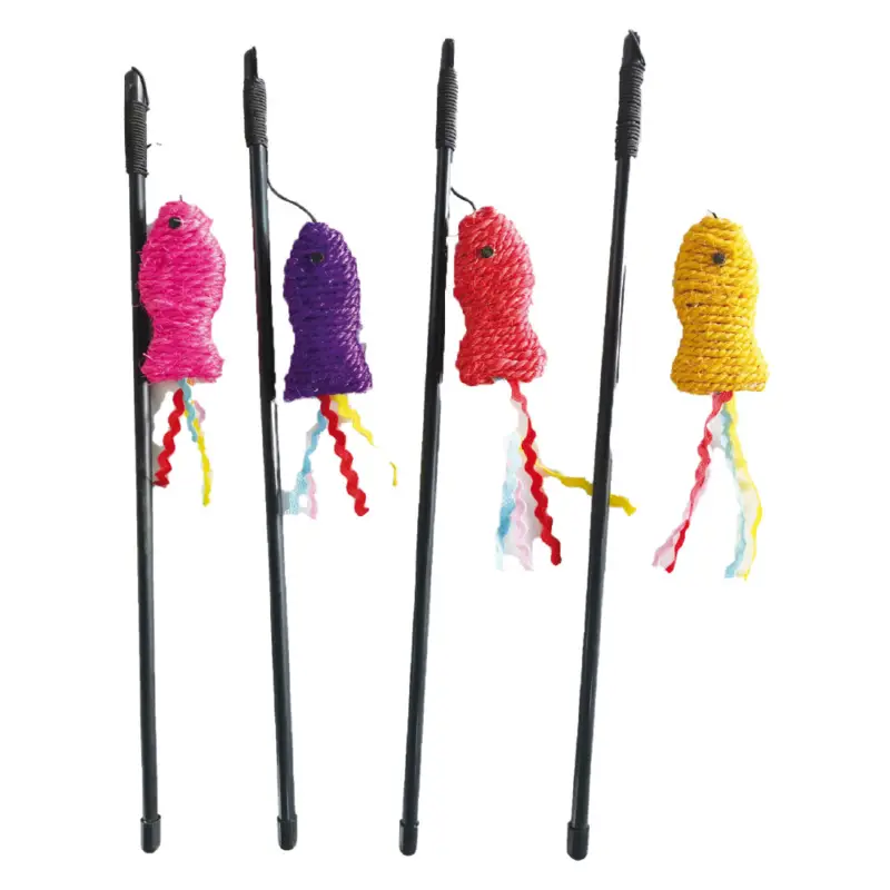 Promotion Croci – Jouet Baguette Little Fish pour Chats – 40cm
