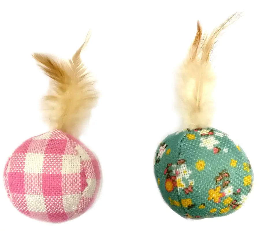 Croci – Balle Plume avec Catnip pour Chats – 7cm Paiement Sécurisé