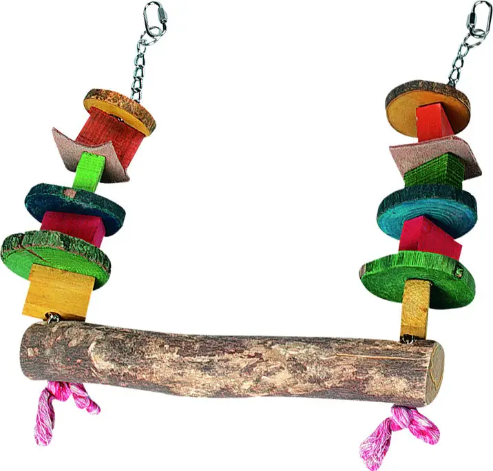 Quantité Limitée Flamingo – Jouet Balancoire De Perles pour Perroquet