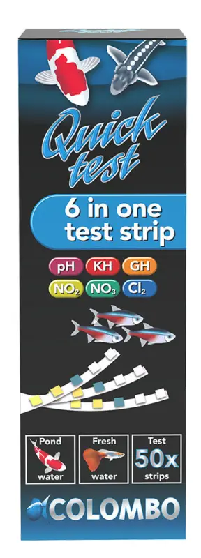 Retour Gratuit Colombo – Kit Bandelette Quick Test pour Bassin et Aquarium