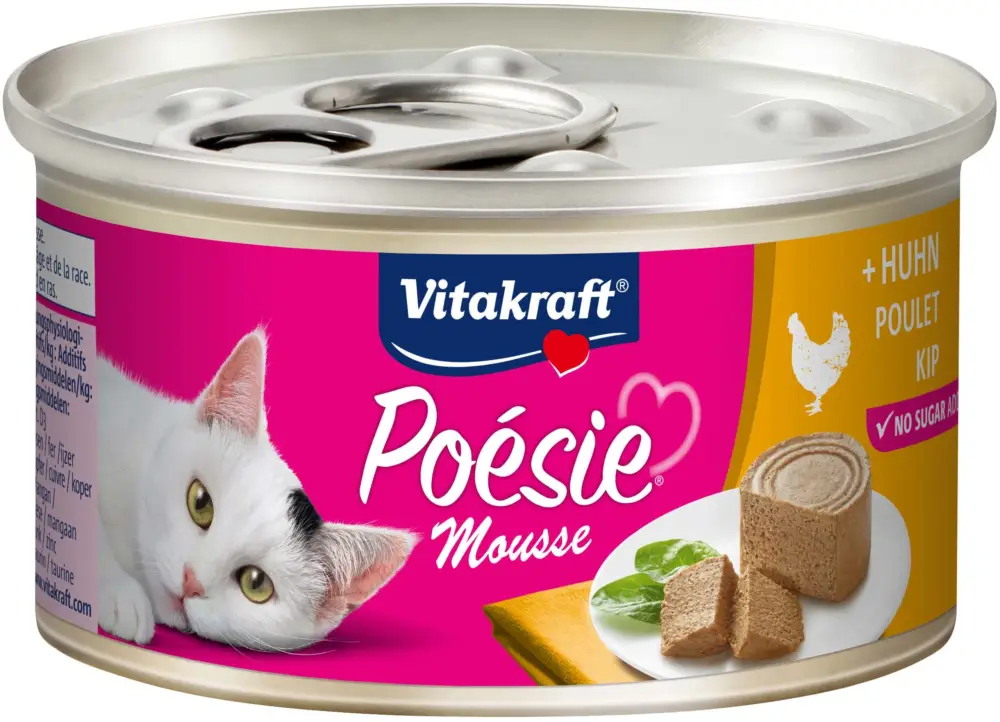 Vitakraft – P&acirc;t&eacute;e en Mousse Po&eacute;sie au Poulet pour Chats – 85g Seulement Aujourd&rsquo;hui